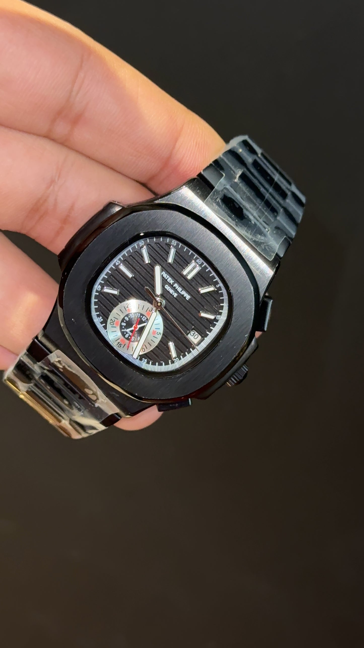 PP Auto | Single Time Edition | Black Chain | Black Dial