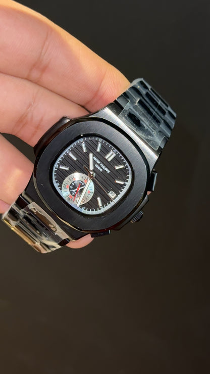 PP Auto | Single Time Edition | Black Chain | Black Dial