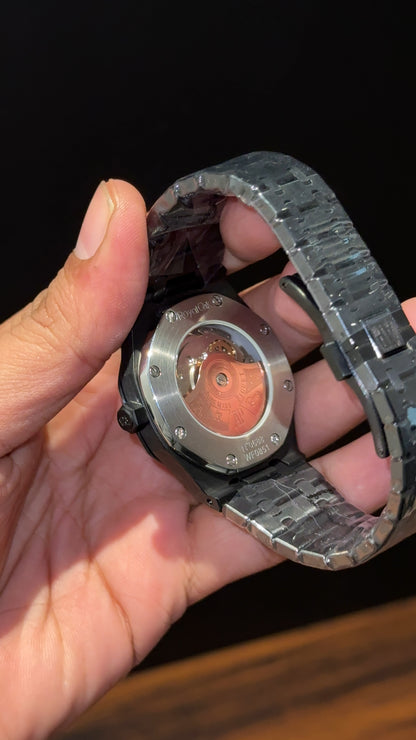 AP Auto | Black Chain  | Blue Plain Dial