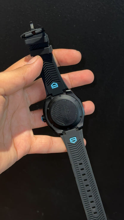 Tag A1 | Black Strap | Chrono | Black Plain Dial