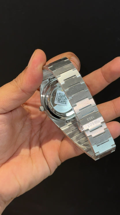 Tissot Prx | Auto | Silver Chain | Green Texture Dial - twentyfour
