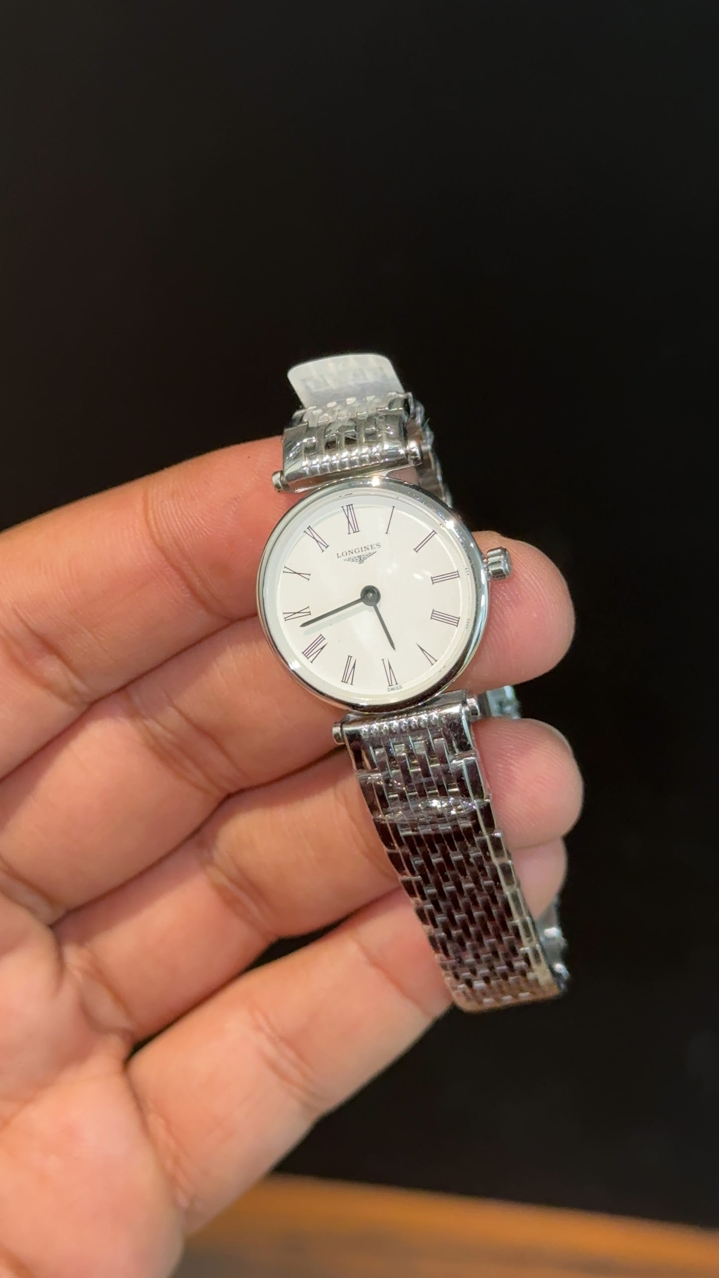 Longines | Woman | Silver Chain | White Plain Dial - twentyfour