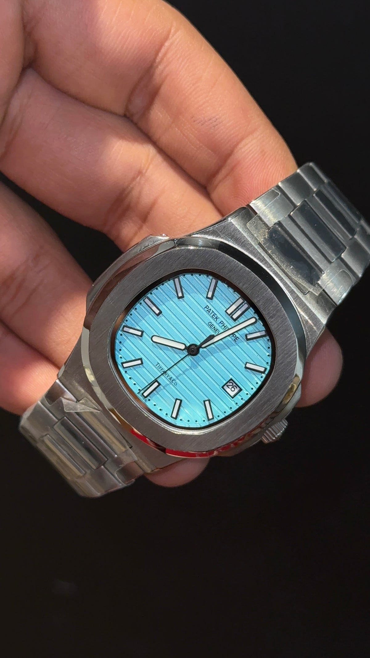 PP Auto | Silver Chain | Tiffany Dial