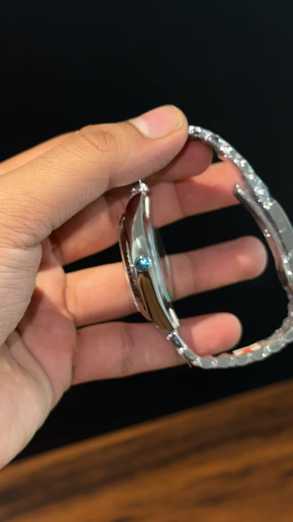 Premium Datejust | Silver Chain | Wimbeldon Dial