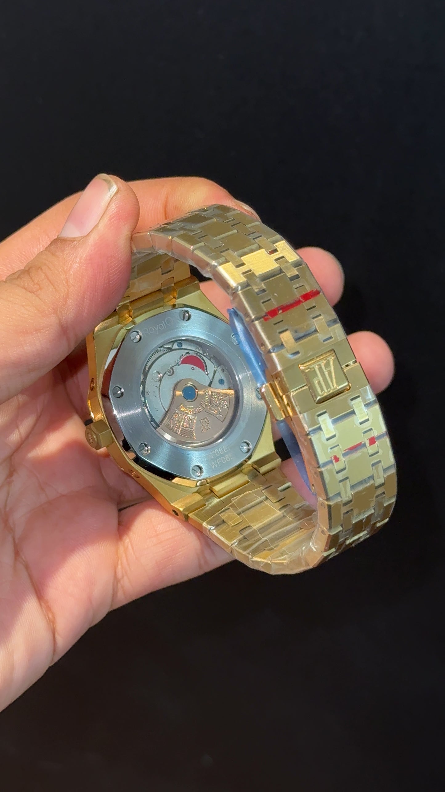 AP Auto | Gold Chain | Chrono | Calendar Edition | Black Dial