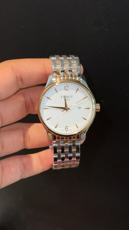 Tissot 1853 | Rose Two Tone | White Classic Dial - twentyfour
