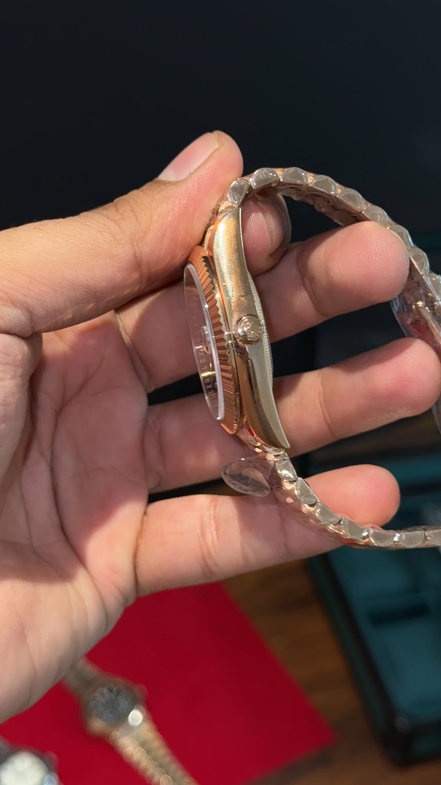 Premium DayDate | Rose Chain | Green Dial