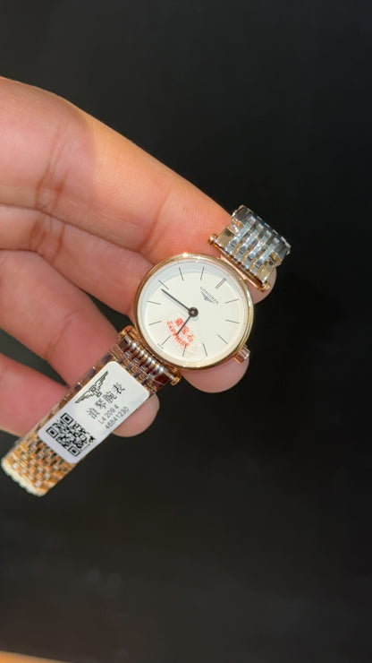 Longines | Woman | Rose Two Tone | White Dial - twentyfour
