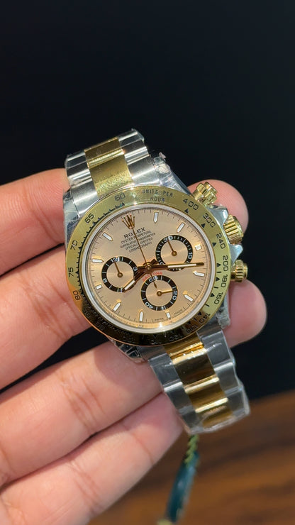 Executive Daytona | Gold Two tone | Chrono | Light Gold Dial