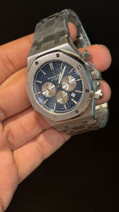 AP | Silver Chain | Silver Chrono | Blue Dial