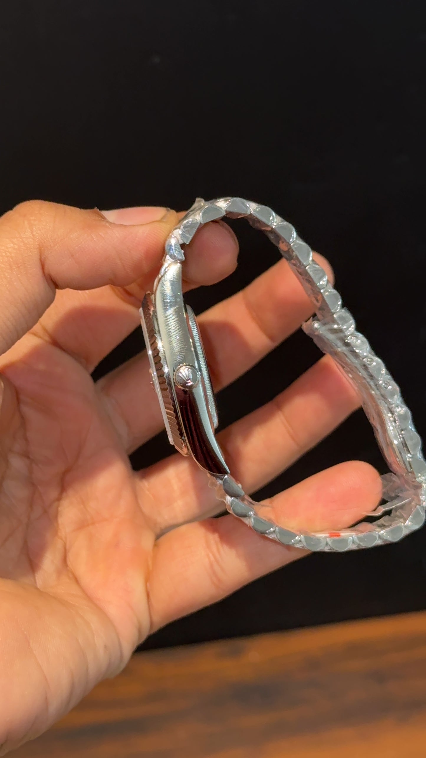 Premium Daydate | Silver Chain | Tiffany Dial