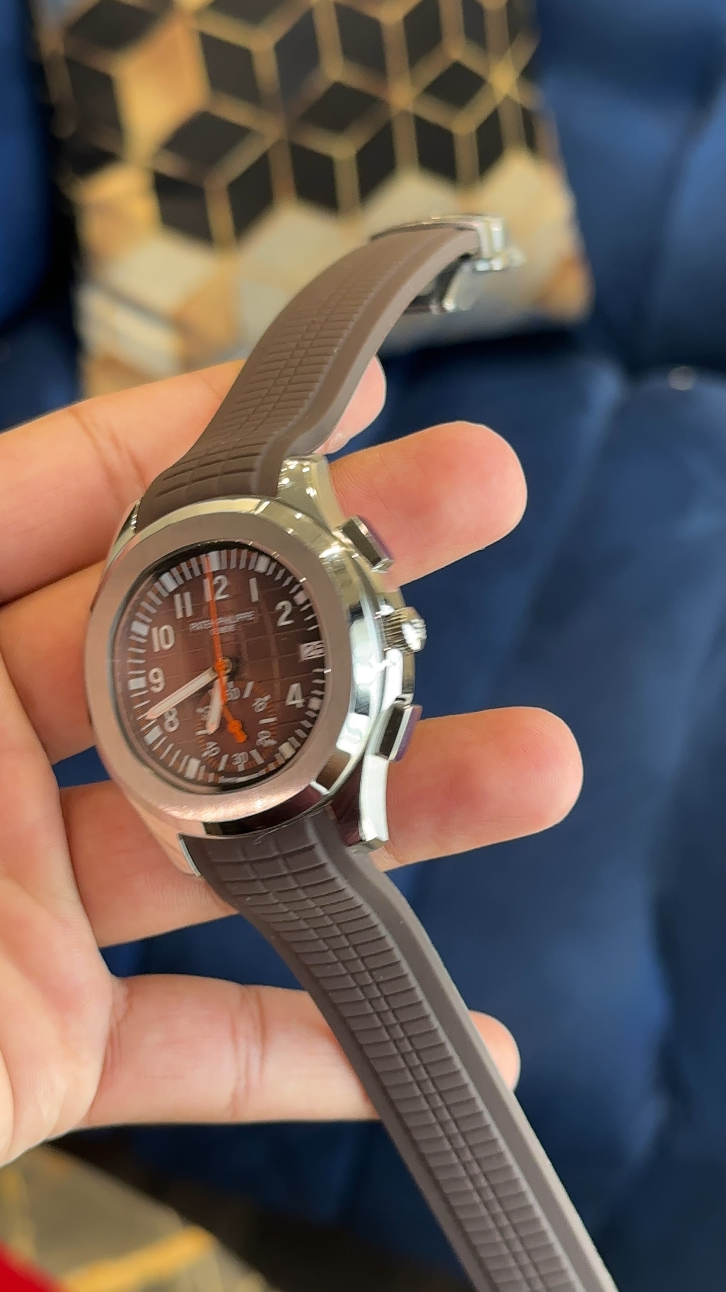 Aquanaut Chrono | Silver Brown