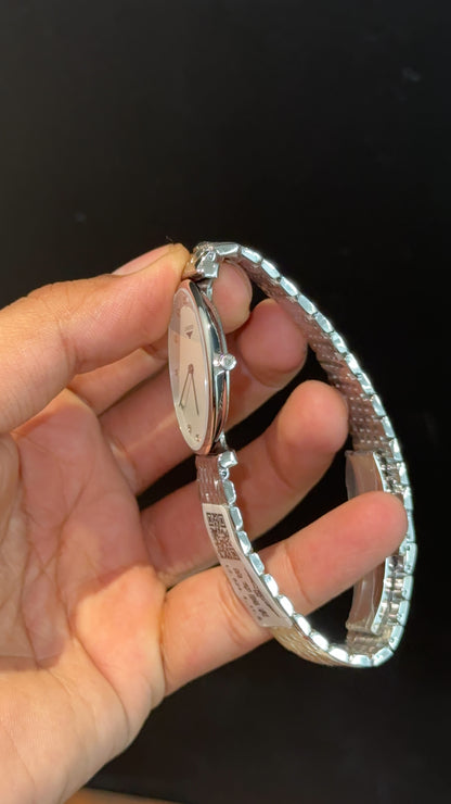 Longines | Silver Chain | White Diamond Dial - twentyfour