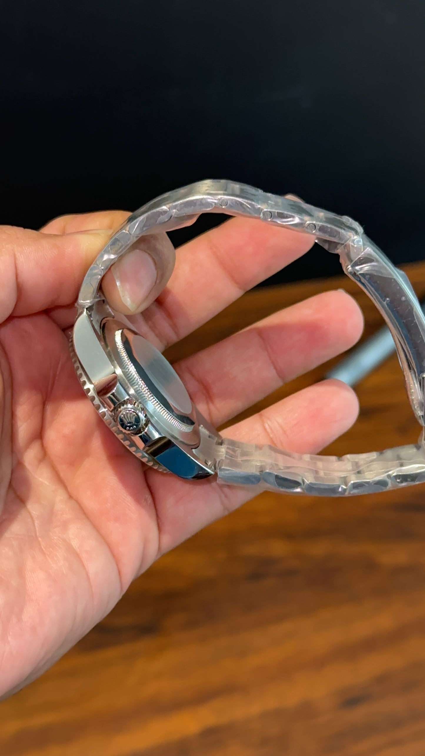 Submariner Smurf | Silver Chain | Blue Bezel | Blue Dial