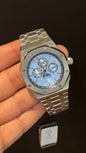 AP Auto | Silver Chain | Chrono | Calendar Edition | Tiffany Box Dial