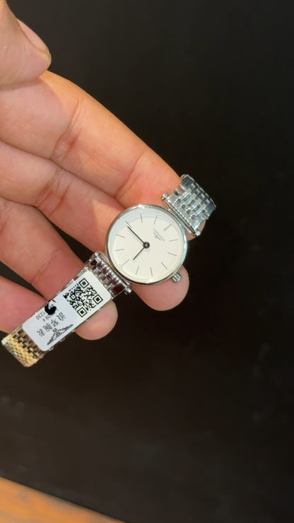 Longines | Woman | Silver Chain | White Dial - twentyfour