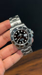 Premium Submariner | Silver Chain | Black Dial