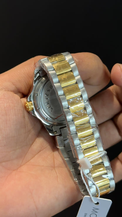 Movado | Gold Two Tone | Blue Plain Dial