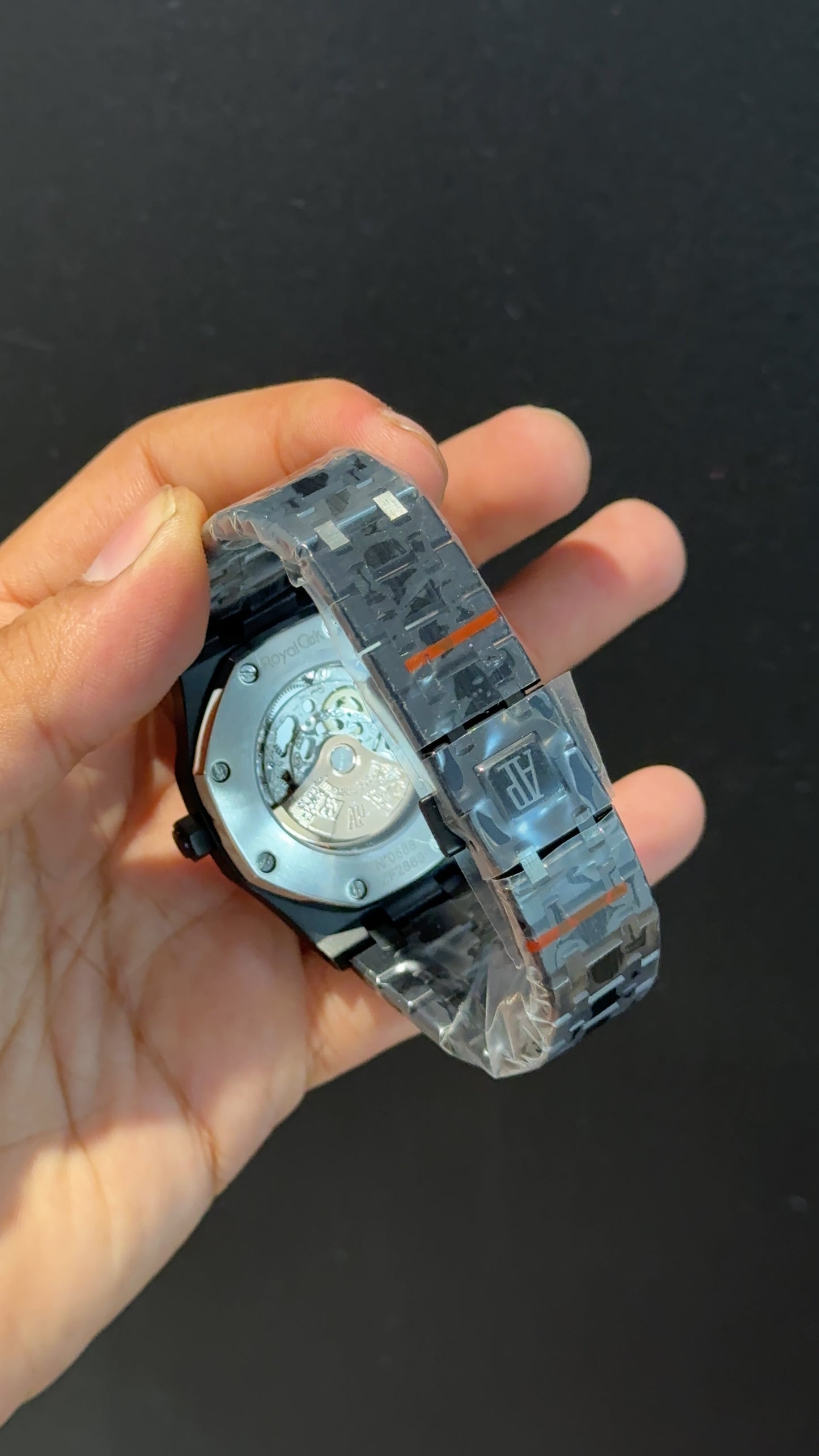 AP Skeleton | Auto | Black Chain | Black Dial
