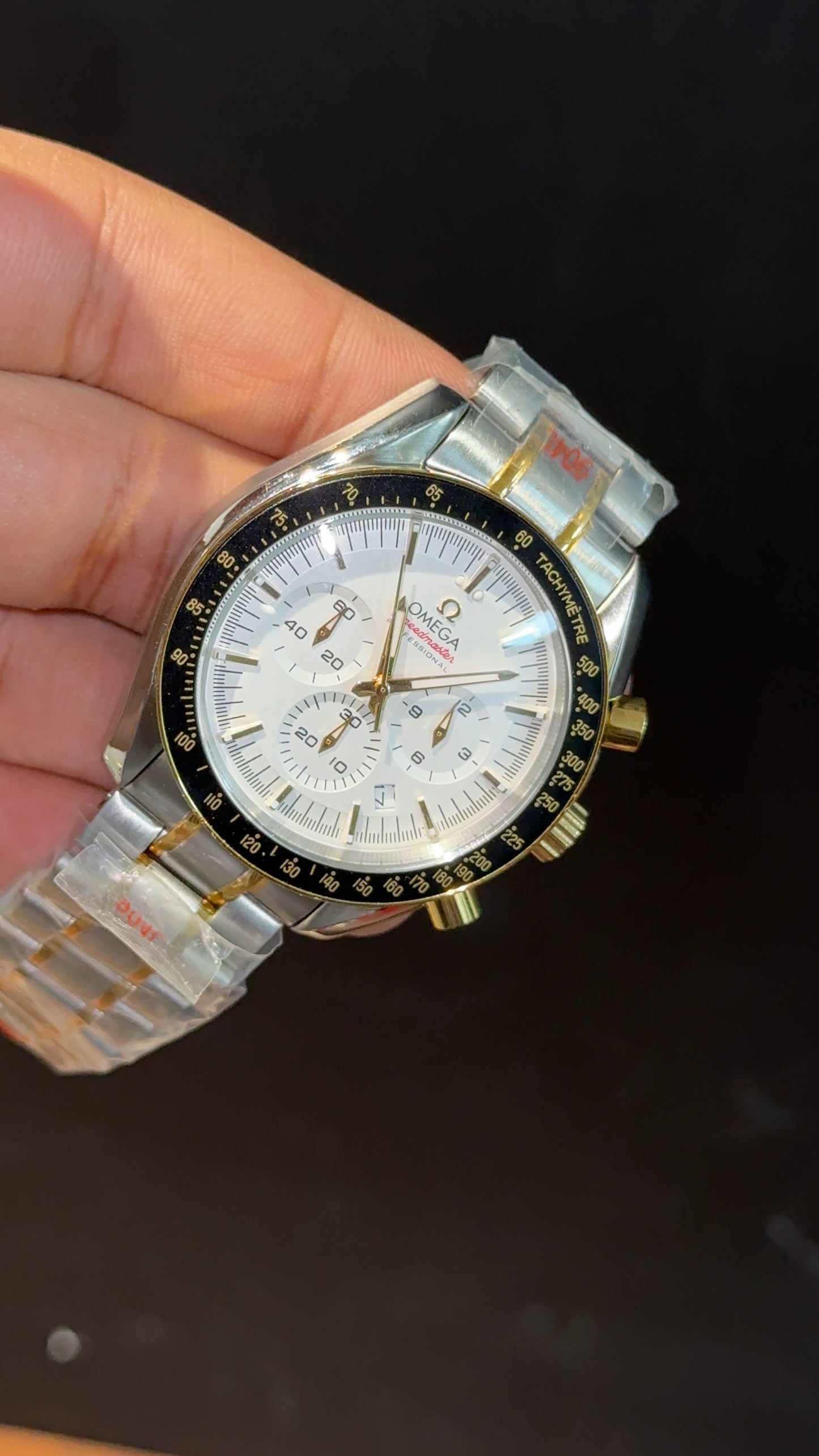 Omega Speedmaster | Gold Two Tone | Chrono | White Dial
