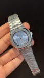 PP Auto | Silver Chain | Shaddy Blue Dial