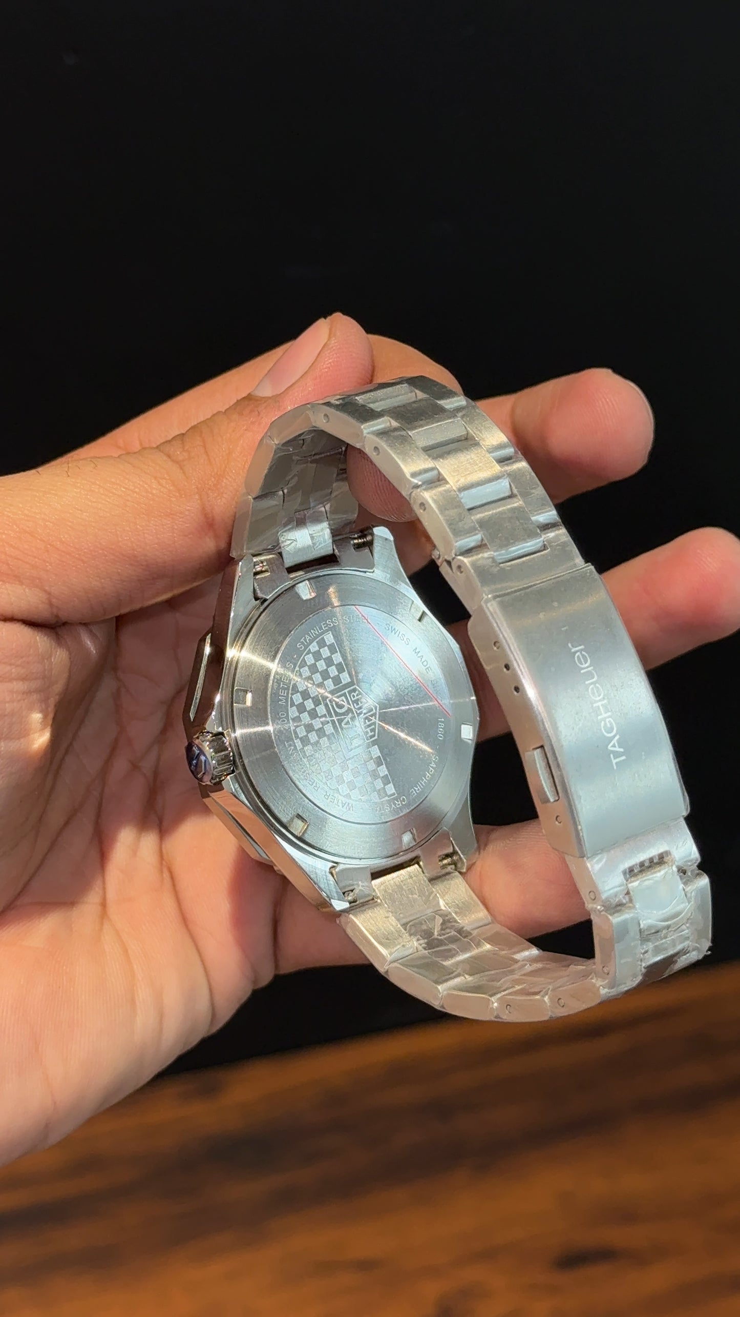 Tag Aquaracer | Calibre 5 | Silver Chain | Blue Bezel | Blue Dial