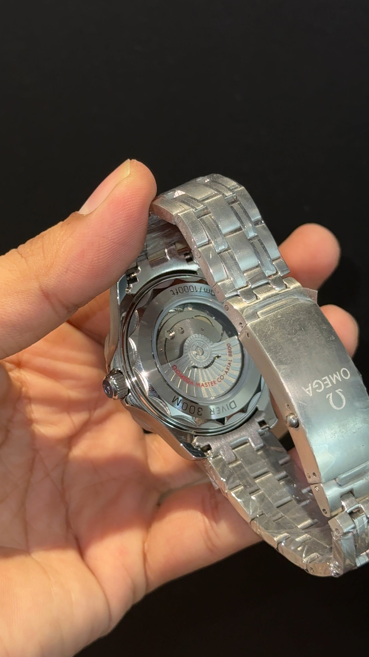 Omega Seamaster | Silver Chain | Royal Blue Dial