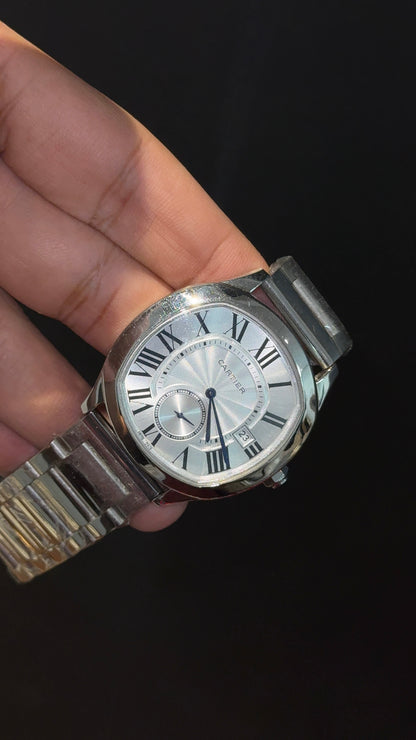 Cartier | Pendulum | Silver Chain | White Dial