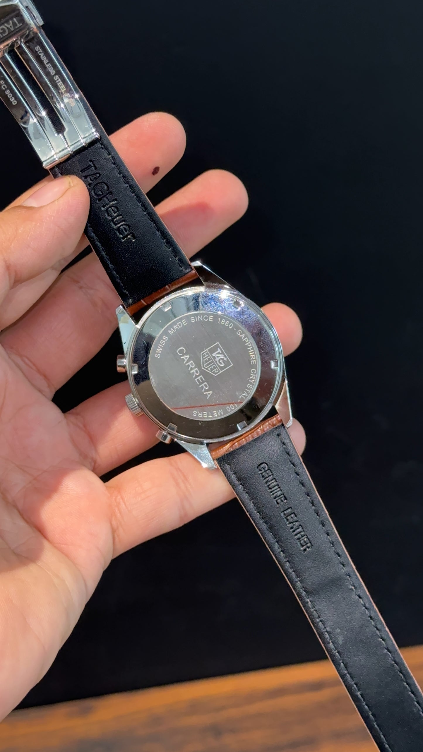 Tag Carrera | Calibre 16 | Brown Strap | DayDate |  Chrono | White Dial