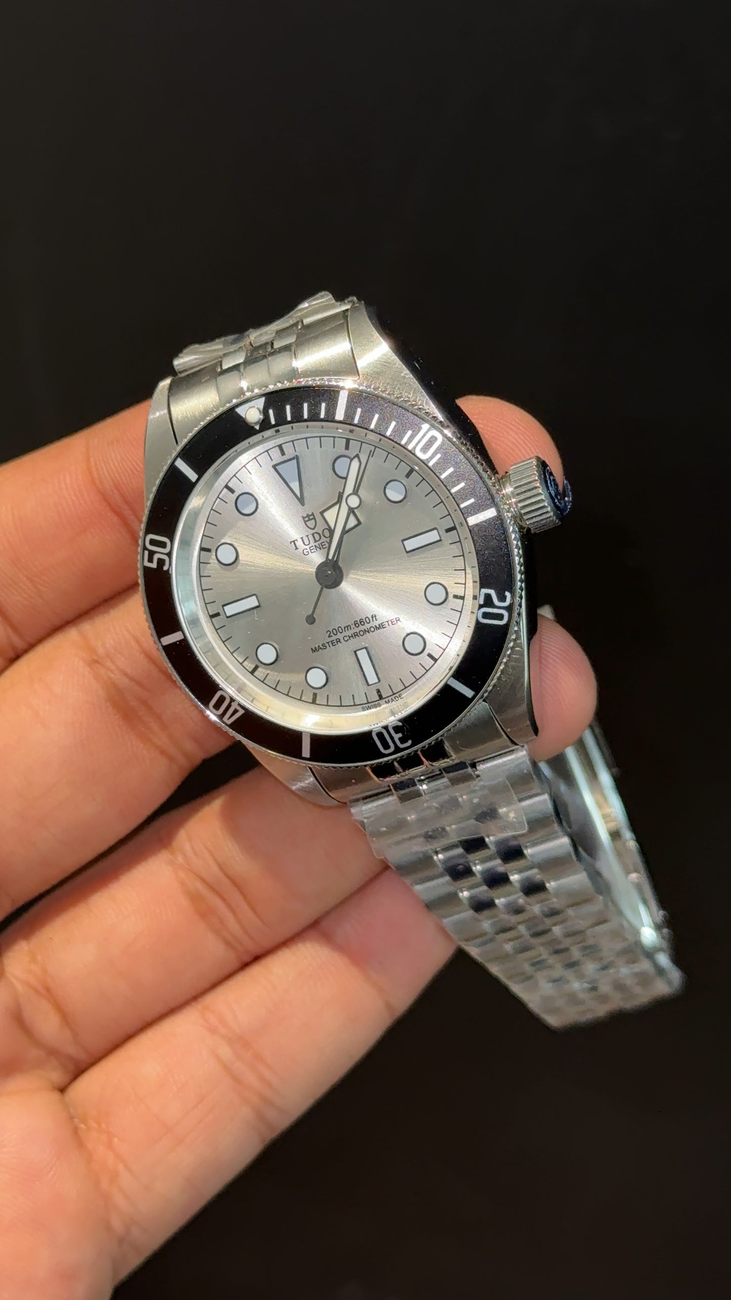 Tudor | Black Bay 68 | Silver Chain | Silver White Dial