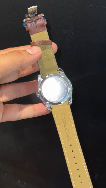 Tissot 1853 | Silver Case | Brown Leather Strap | White Classic Dial - twentyfour