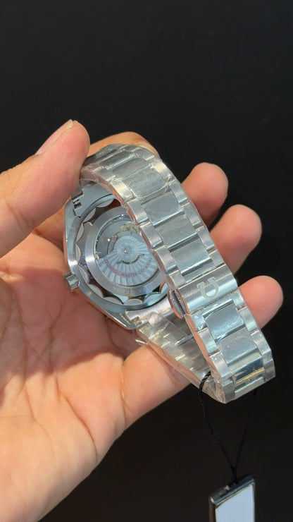 Omega Seamaster | Silver Chain | World Edition | Shaddy Black Dial