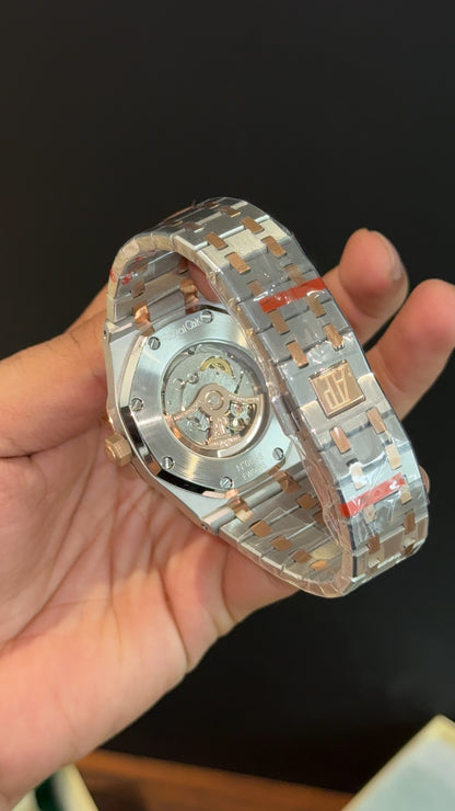 AP | Auto | Rose Two Tone | Blue Box Dial