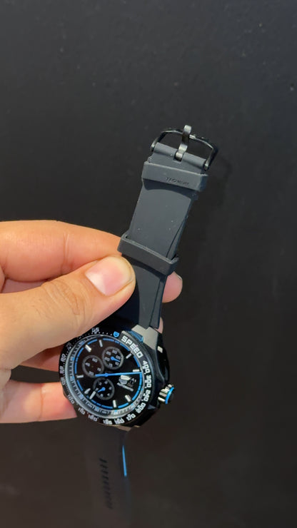 Tag A1 | Black Strap | Chrono | Black Plain Dial