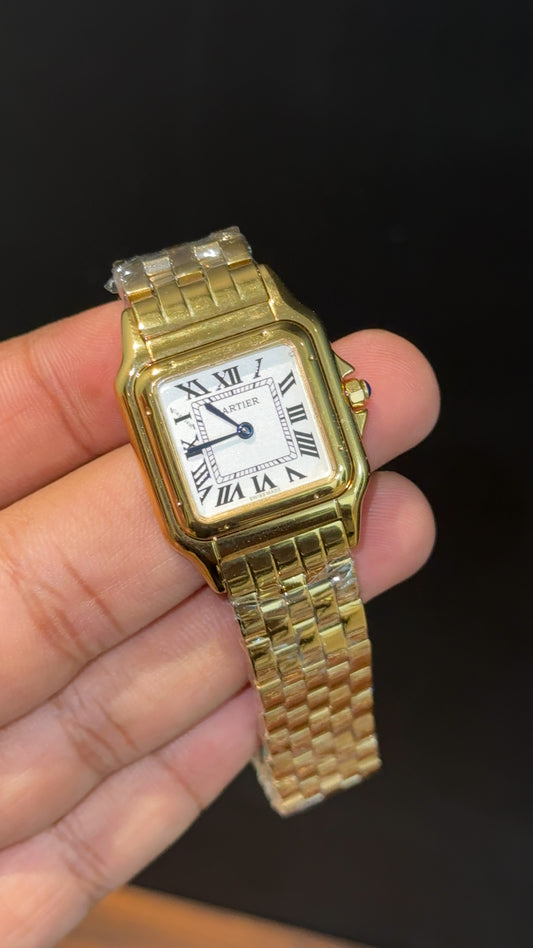 Cartier Panthere | 26mm | Woman | Gold Chain | White Dial