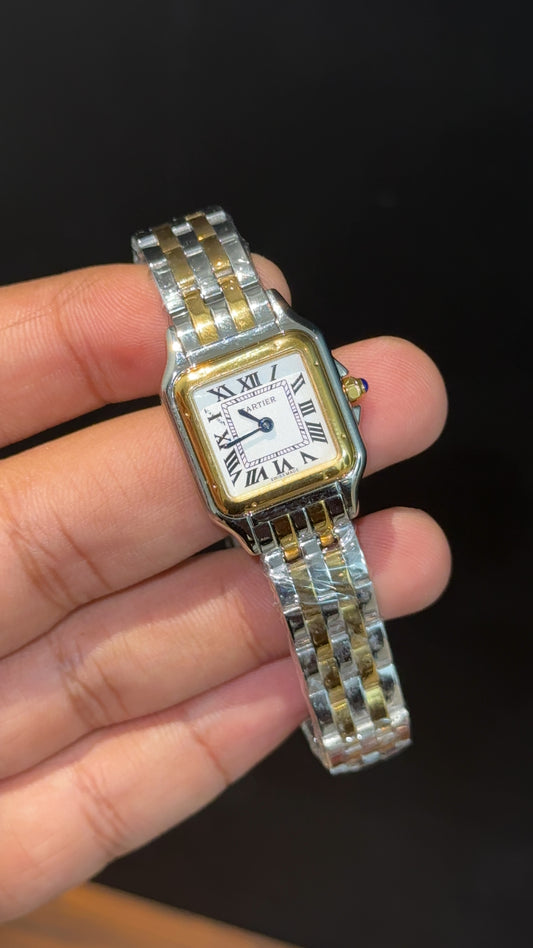 Cartier Panthere | 22mm | Woman  | Gold Two Tone | White Dial