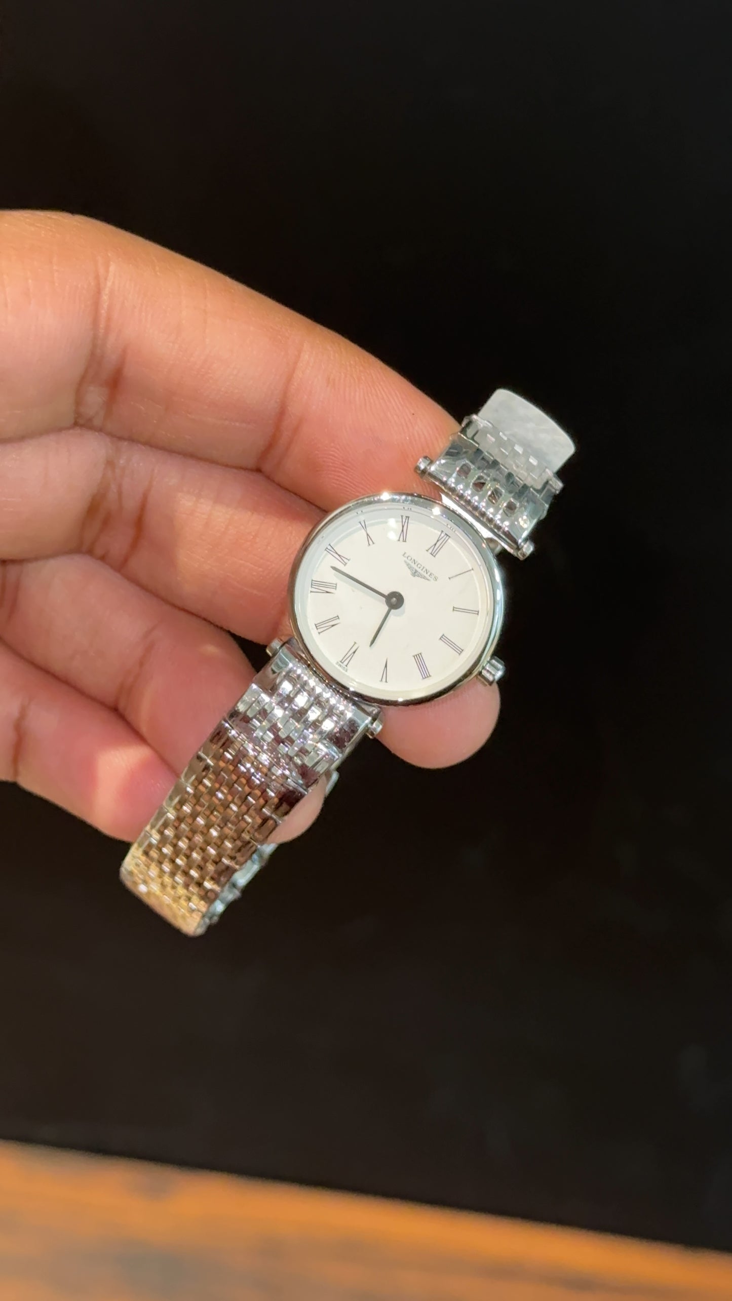 Longines | Woman | Silver Chain | White Plain Dial - twentyfour