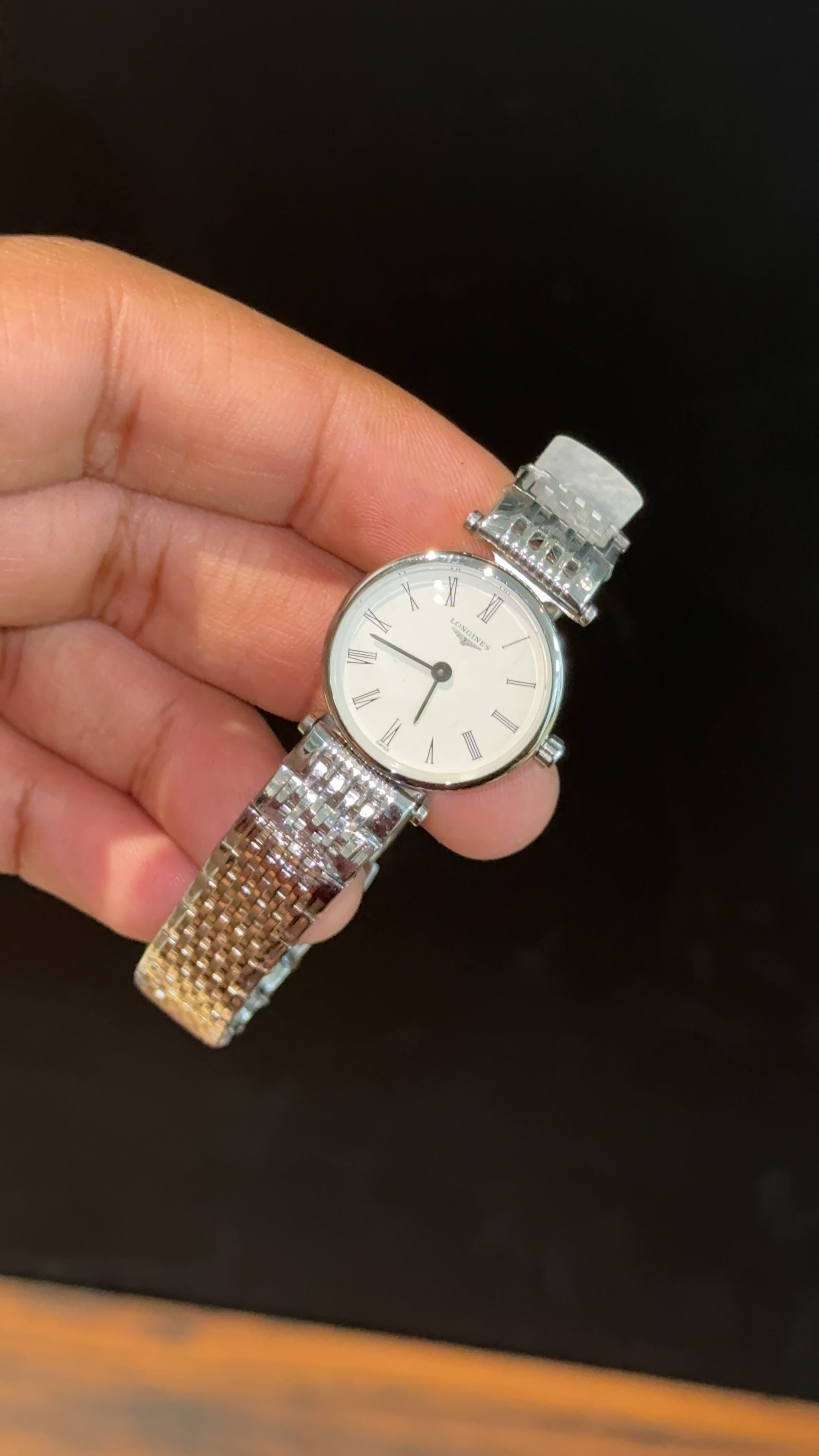 Longines | Woman | Silver Chain | White Plain Dial - twentyfour