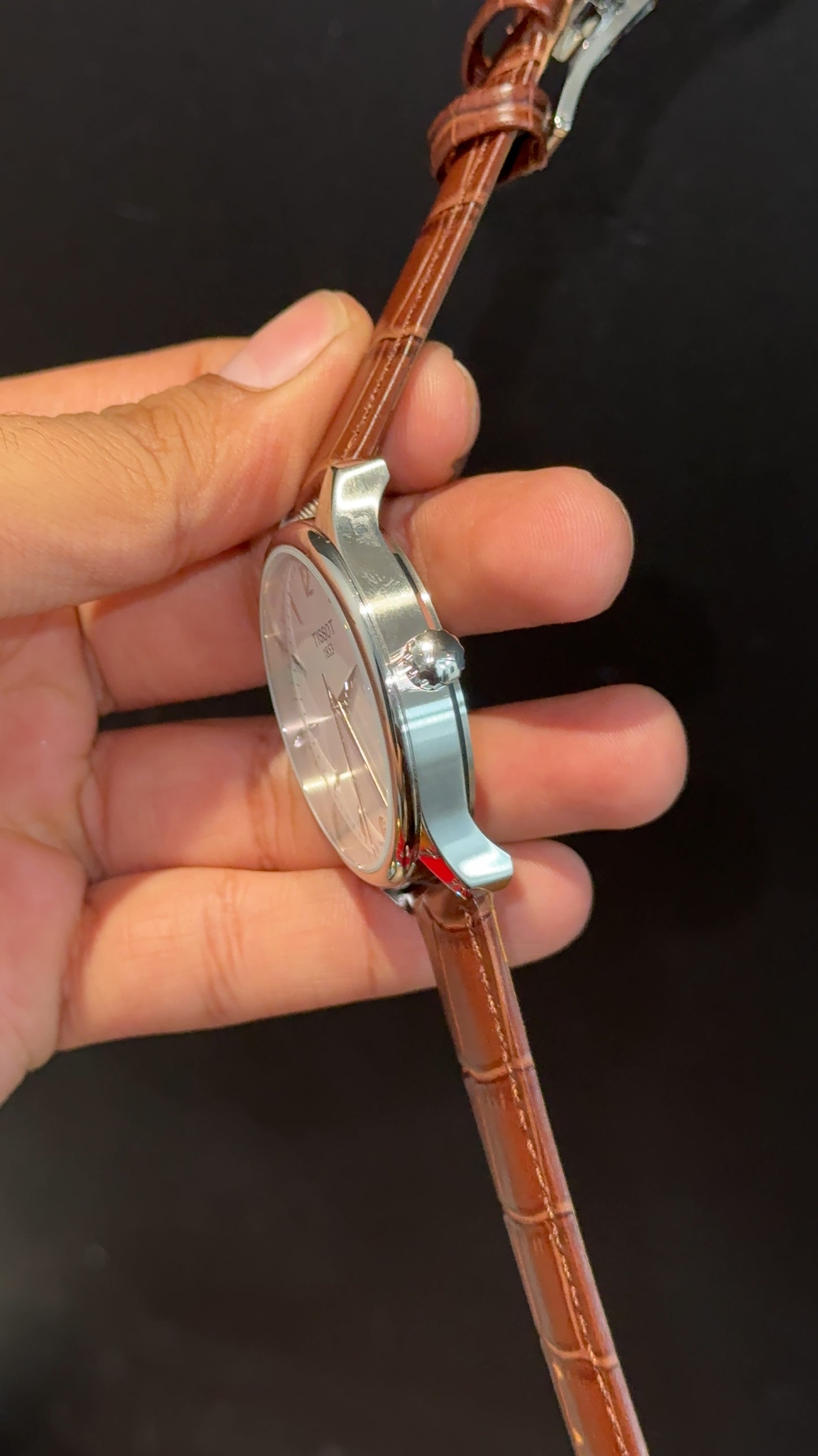 Tissot 1853 | Silver Case | Brown Leather Strap | White Classic Dial - twentyfour