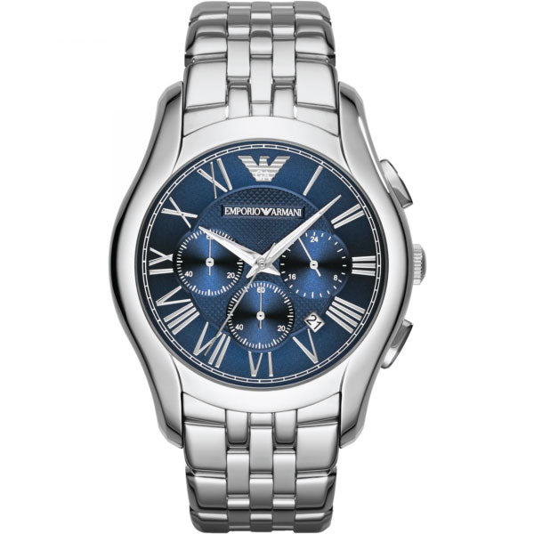 Emporio Armani Men’s Stainless Steel Blue Dial 44mm Watch AR 1787