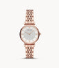 Emporio Armani Women’s Quartz Rose Gold Stainless Steel Silver Crystal Pave Dial 32mm AR11244 - twentyfour