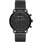 Emporio Armani Men’s Chronograph Quartz Stainless Steel Black Dial 43mm AR 11264