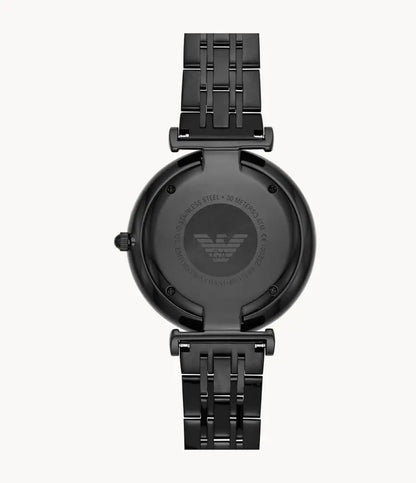 Emporio Armani Men’s Chronograph Quartz Stainless Steel Black Dial 40mm Watch AR 11299