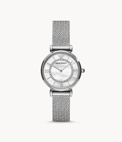 Emporio Armani | Women’s Analog Stainless Steel Mother of Pearl Dial 32mm AR11319