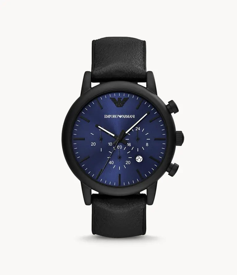 Emporio Armani | Men’s Quartz Leather Strap Blue Dial 46mm AR 11351