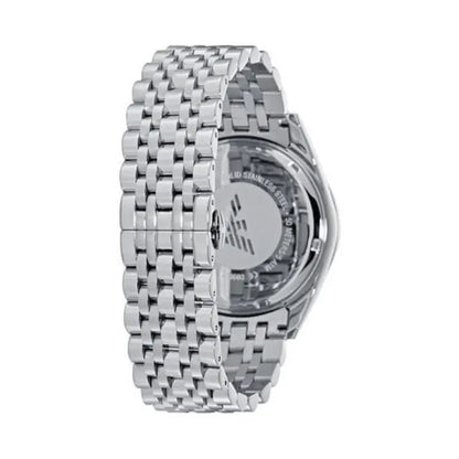 Emporio Armani | Men’s Chronograph Quartz Stainless Steel Blue Dial 46mm Watch AR 6072 - twentyfour