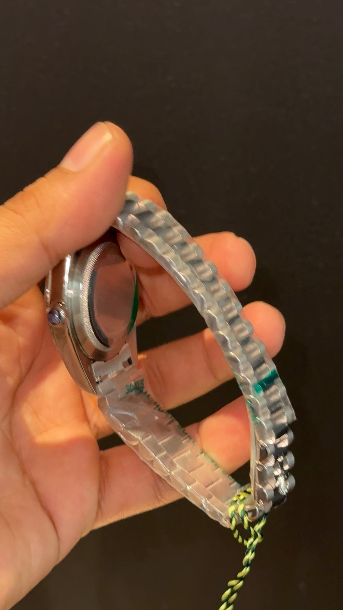 DayDate | Silver Chain | Plain Bezel | Tiffany Arabic Dial