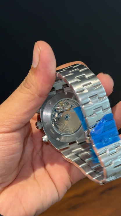 Vacheron Constantin | Silver Chain | Chrono | Black Dial