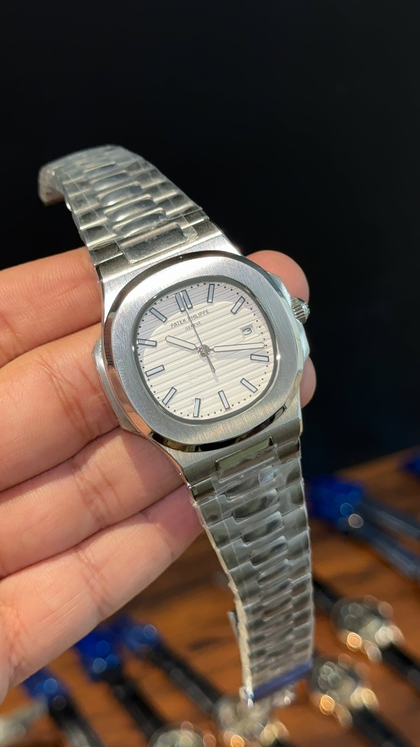 PP Auto | Silver Chain | White Dial