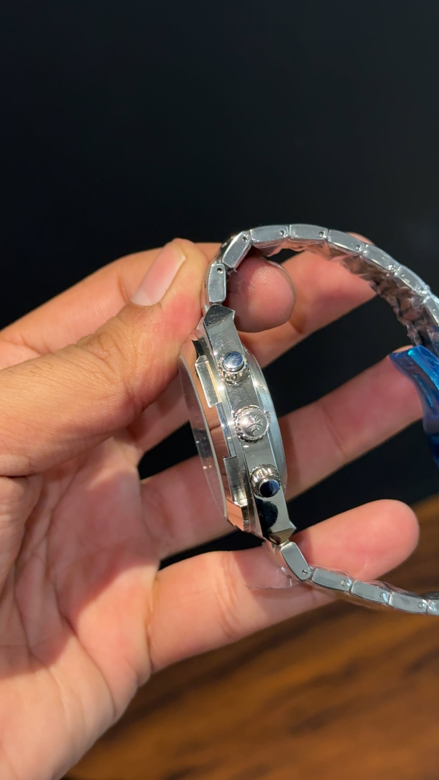 Vacheron Constantin | Silver Chain | Chrono | Black Dial